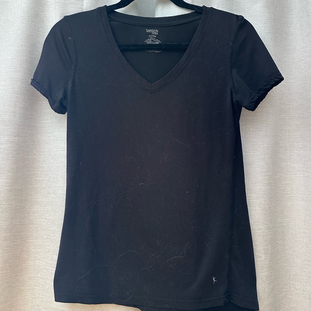 Calvin Klein Black V-Neck Short Sleeve Tee